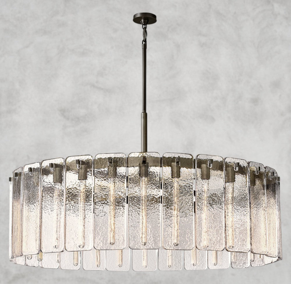 Calamette Glass Round Chandelier 36", 48", 60"